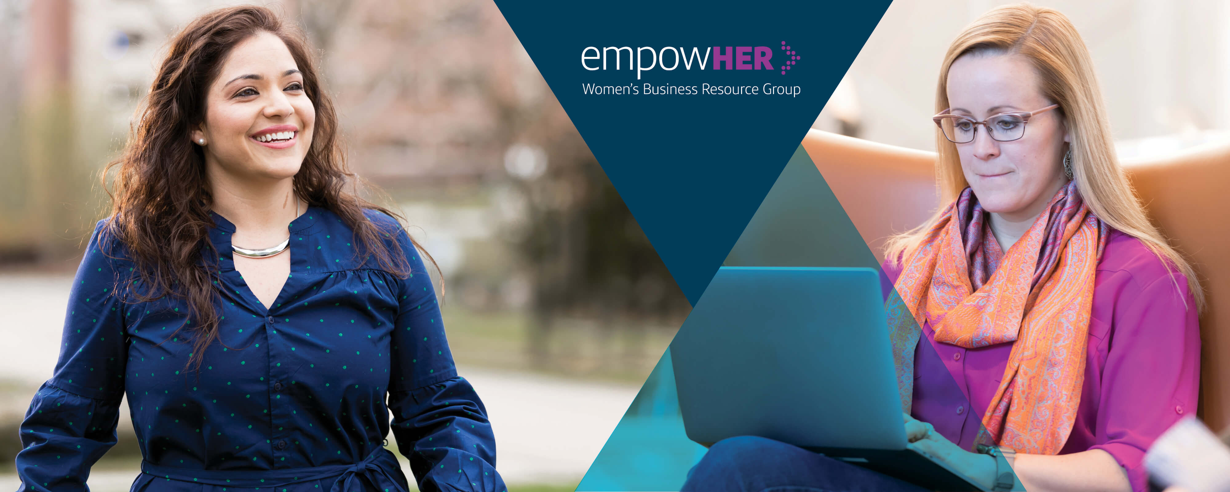 Capital One associates supporting EmpowerHER, the women's business resource group at Capital One